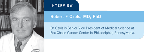 Robert F Ozols, MD, PhD